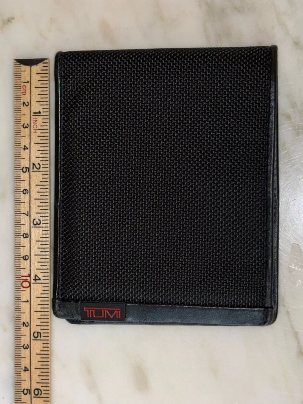 TUMI Alpha Ballistic Nylon Leather 3 Piece Bifold Wallet Gift Set w/ Box Black